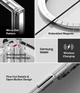 Чехол Ringke Fusion Flap Magnetic для Samsung Galaxy Fold 8 Ultra Clear (FFM1304R52) - изображение 7