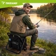 Складное рыболовное кресло-рюкзак Trizand 27333 3в1 с термосумкой стальным каркасом до 150 кг для кемпинга туризма и рыбалки Черное - изображение 4