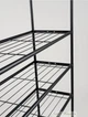 Полка для взуття Shoe Rack PV67-1 на 5 ярусів металева чорного кольору - зображення 6