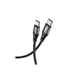 Дата кабель USB-C to USB-C 2.0m 100W silicone X50 Exquisito black HOCO (6931474734402) - изображение 1