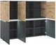 Комод Frisco Luci 1655 x 400 x 1315 мм 6д Дуб артисан/сірий (20406-LCCK03) - зображення 2