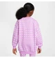Подростковый свитшот Nike Sportswear Club Fleece Oversized Crew-Neck XL Фиолетовый HF8209-532 - изображение 2
