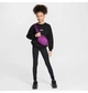 Детский свитшот Nike Sportswear Club Fleece Oversized Crew-Neck S Черный HF8209-010 - изображение 5