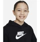 Светр дитячий Nike G Nsw Club Flc Crp Hdy Hbr XL Чорний FD2925-010 - зображення 3