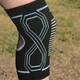 Наколенники Active Point хлопок S/M черные синие - изображение 5