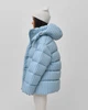 Пуховик жіночий в смужку X-Woyz LS-89771-11 59693 M блакитний - изображение 3