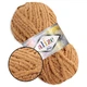Alize Softy Mega, Карамель №179 - плюшевая толстая пряжа, 100г/70м, Ализе Софти Мега для вязания пледов, игрушек, детской одежды - изображение 1