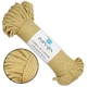 Popyarn Corda di Coton, Бежевый №217 - пряжа 100% хлопок, 50 г / 50 м толстая нить для макраме, сумок, плетения - изображение 1