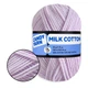 Пряжа Candy-Yarn Milk Cotton Світлий бузок №04, бавовна з молочним акрилом для в'язання, м'яка дитяча пряжа 50г/100м для в'язання іграшок та одягу - зображення 1