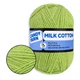 Пряжа Candy-Yarn Milk Cotton Оливка №48, бавовна з молочним акрилом для в'язання, м'яка дитяча пряжа 50г/100м для в'язання іграшок та одягу - зображення 1
