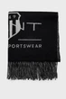 Чоловічий чорний вовняний шарф TONAL ARCHIVE WOVEN SCARF Gant OS 9920207 - изображение 2