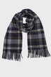 Чоловічий темно-синій клітчастий шарф CHECK WOVEN SCARF Gant OS 9920209 - зображення 1