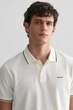 Чоловіче біле поло TIPPING SS PIQUE POLO Gant L 2062034 - зображення 4