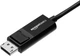 Кабель Amazon Basics DisplayPort на USB-C двунаправленный 1.8 м 4K (3840 x 2160 пикселей) черный для передачи видеосигнала 60 Гц с поддержкой DP 1.2 Alt Mode - изображение 2
