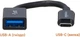 Переходник-адаптер кабель Amazon Basics USB-C (штекер) USB-A (порт) до 5 Гбит/с 15 Вт Черный 14 см для ноутбуков планшетов и смартфонов - изображение 2