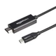 Кабель-адаптер Amazon Basics USB-C на HDMI для подключения к мониторам и проекторам с поддержкой разрешения 4K 30 Гц черный длиной 0.9м - изображение 1