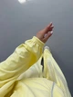 Велюровий спортиіний костюм, оверсайз крою на осінь мод РУС - 668, лимон, 42-50 - зображення 2