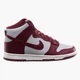 Кроссовки мужские Nike Dunk High 38.5 Бордово-сірий DD1399-600 - изображение 2