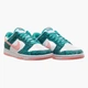 Кросівки чоловічі Nike Dunk Low 45 Бірюзовий DR8577-300 - зображення 5