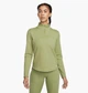 Спортивная кофта женская Nike Therma-Fit One Womens Long-Sleeve 1/2-Zip Top Olive XS Оливковая DD4945-334 - изображение 1