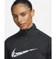 Спортивная кофта женская Nike Camada 1/4 Dri-Fit Swoosh Black XS Черная FN2636-010 - изображение 4