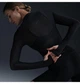 Спортивная кофта женская Nike Zenvy Dri-Fit Long-Sleeve Sheer Top 2XS Черная FV7915-010 - изображение 5