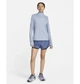 Спортивная кофта женская Nike Swift Element Uv Protection 1/4-Zip Running Top Light Blue M Голубая FB4316-440 - изображение 7