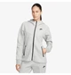 Толстовка жіноча Nike W Nsw Tch Flc Wr Fz M Сіра FB8338-063 - зображення 2