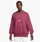 Свитшот женский Nike Nsw Flc Os Crew Prnt XS Розовый FD4234-653 - изображение 1