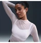 Спортивна кофта жіноча Nike Zenvy Sheer Grey M Сіра FV7915-104 - зображення 3