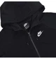 Толстовка жіноча Nike W Nsw Essntl Flc Fz Hoodie S Чорна BV4122-010 - зображення 4