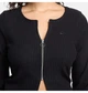 Топ женский Nike Sportswear Chill Rib Black S Черный FN3682-010 - изображение 4