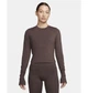 Спортивная кофта женская Nike One Fitted Brown M Коричневая FQ2148-237 - изображение 2