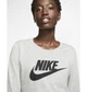 Лонгслів жіночий Nike Womens Long-Sleeve T-Shirt Grey S Сірий BV6171-063 - зображення 4