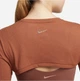 Спортивний топ жіночий Nike W Ny Luxe Shrug S Коричневий DV9197-246 - зображення 4