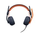 Zestaw słuchawkowy Logitech Zone Learn On-Ear 3.5 mm AUX Blue/Orange (981-001372) - obraz 6