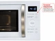 Микроволновая печь встраиваемая Luxor Moderne Sensorsteuerung 25 WH Navigator + белая стеклянная фасадная рамка, белый - изображение 4