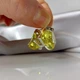 Серебряный комплект 925 пробы с золотыми пластинами 375 пробы с цирконом салатового цвета - изображение 6