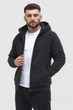 Флісова кофта чоловіча Synevyr 260 з капюшоном L Чорна - зображення 2