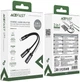 Аудіоадаптер Acefast J14 USB-C to 2xUSB-C 60W Black - изображение 5