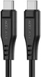 USB Кабель Acefast C3-03 Type-C to Type-C 60W 1.2m Black - изображение 1