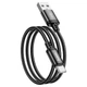 USB Кабель Hoco X89 Wind USB-A to Type-C 3A 1m Black - изображение 1