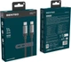 USB Кабель Senteo SM-06 Nano Braided Type-C to Type-C 60W 1m Black - зображення 2