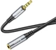 Кабель AUX Hoco UPA20 3.5mm to 3.5mm 2m Metal Gray - зображення 2