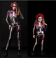 Детский карнавальный костюм «Санта Муэрте (День мёртв)» Aurora Хэллоуин Halloween белый 140 см - изображение 3