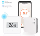 Бездротовий WiFi терморегулятор для котла 1DAL | Білий Сенсорний (WT75.W) - зображення 1
