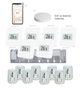 Комплект бездротової Wi-Fi автоматики на 6 зон 4HEAT | HR-03RF + EGW01 + WT-75W (6 шт.) + Привод ATR (8 шт.) - зображення 1