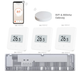 Комплект бездротової автоматики з Wi-Fi на 3 зони 4HEAT | HR-03 RF + EGW-01 + WT-75W Sender (3 шт.) - зображення 1