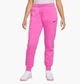 Спортивні штани жіночі Nike Sportswear Phoenix Fleece Pink S Рожеві FZ7626-675 - зображення 1