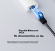 Мережевий адаптер HP DHC-CT101C / USB 3.0 / Gigabit Ethernet / Black - зображення 2